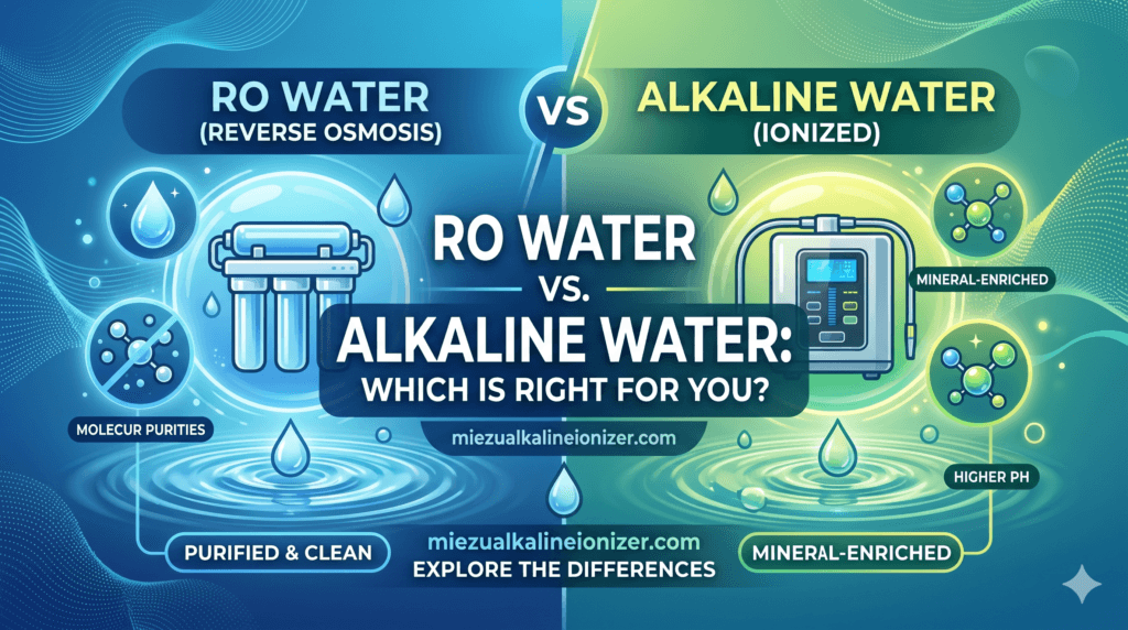 RO Water vs Alkaline Water: Ultimate Guide for Modern Indian Homes in 2026 1 RO Water vs Alkaline Water