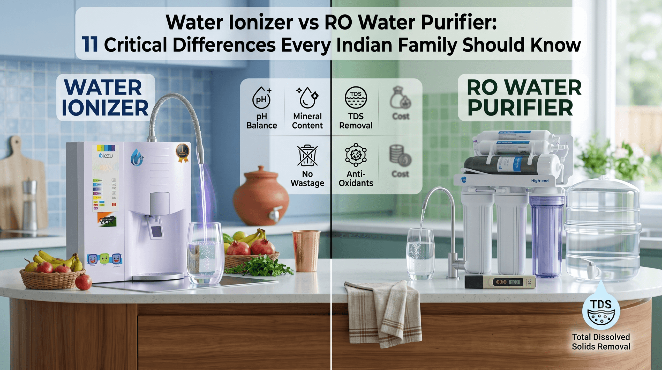 Water Ionizer vs RO