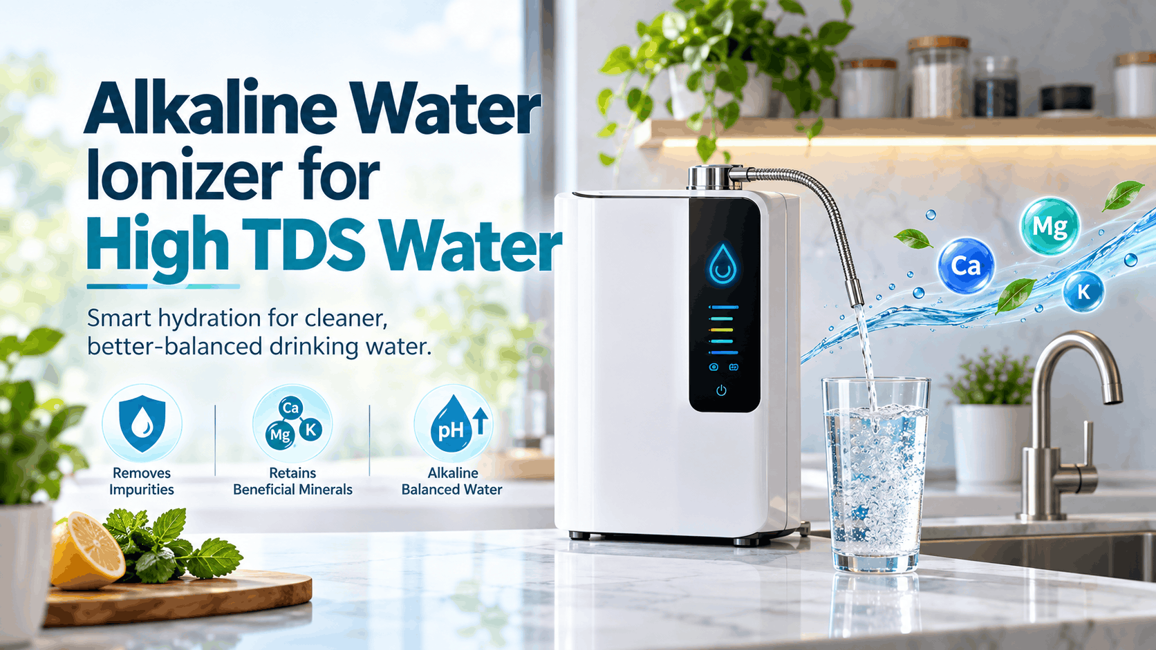 Alkaline Water Ionizer for High TDS Water: What to Know