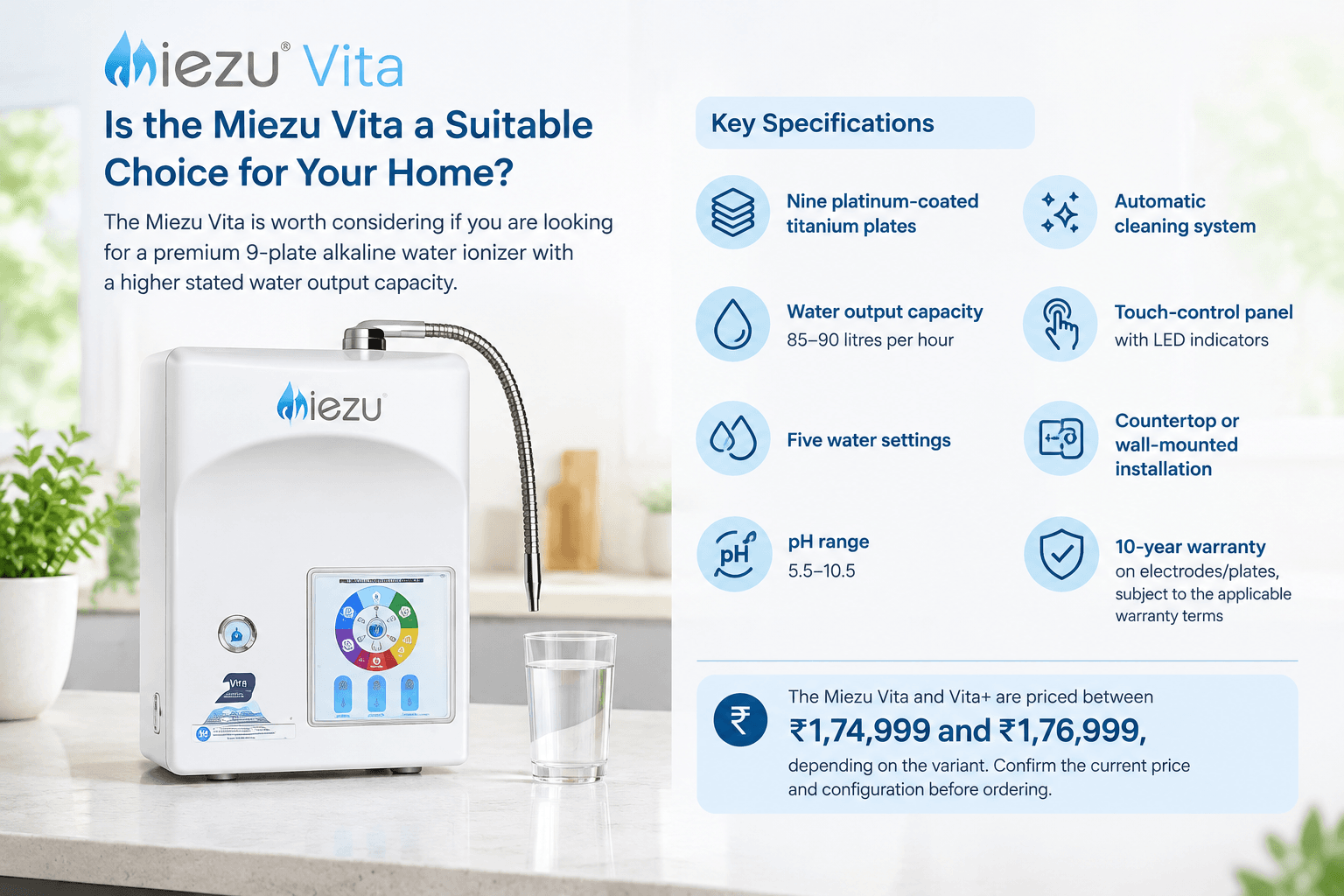 When Should You Choose a 9 Plate Alkaline Water Ionizer?